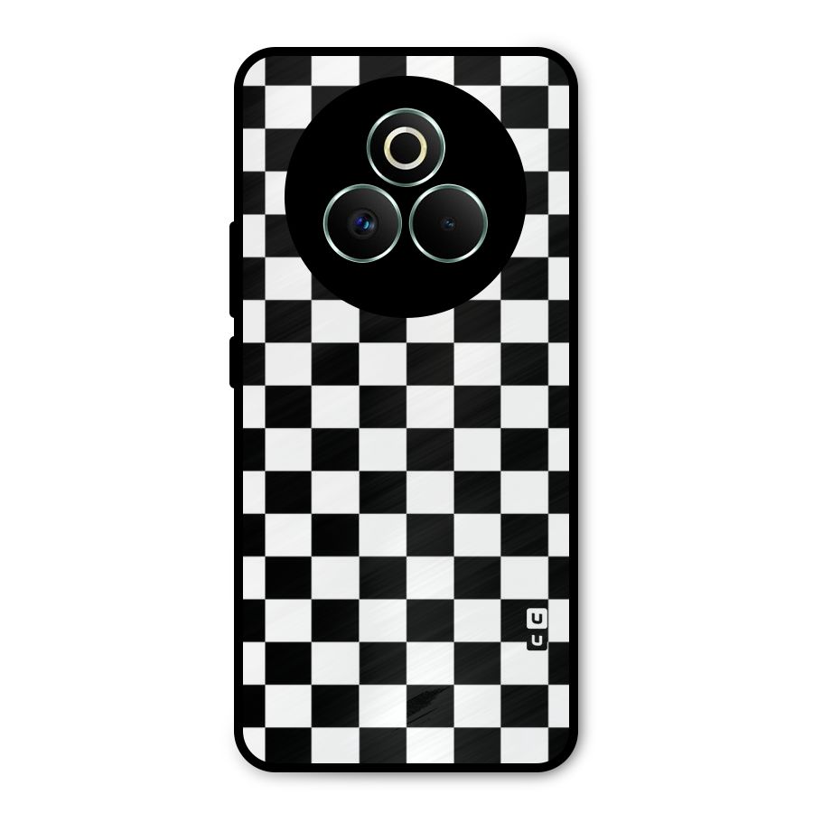 Classic Check Metal Back Case for Realme P3 Pro