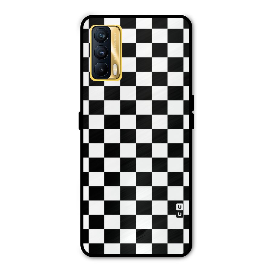 Classic Check Metal Back Case for Realme X7
