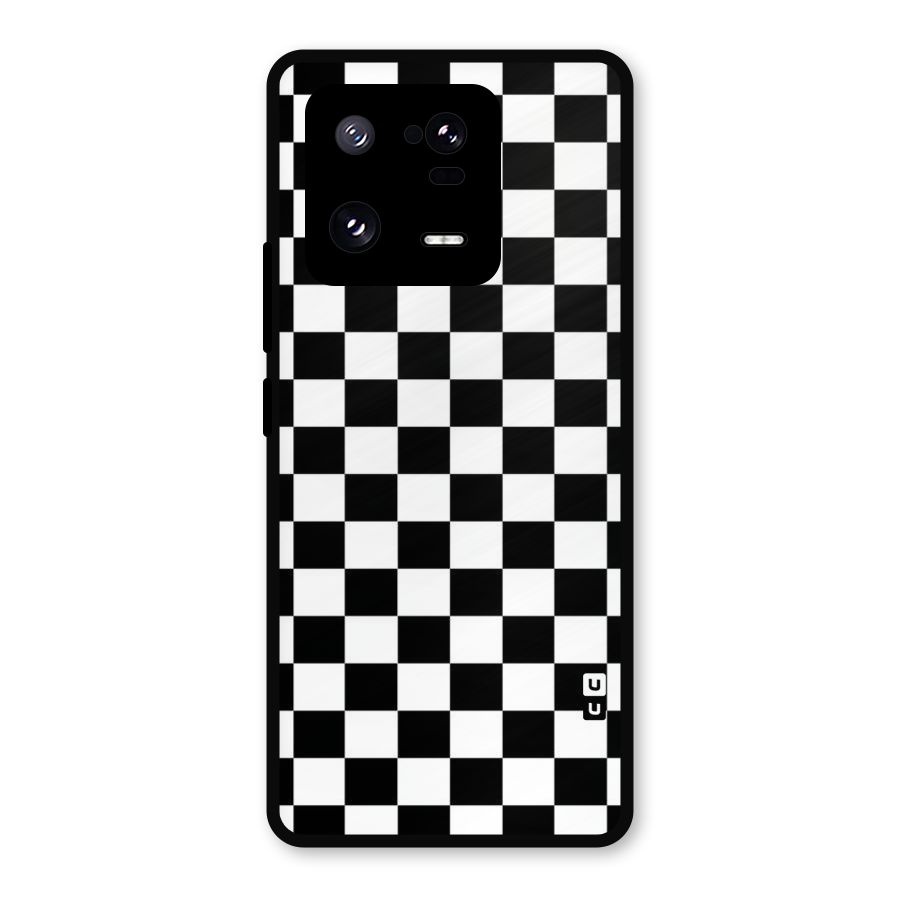 Classic Check Metal Back Case for Xiaomi 13 Pro