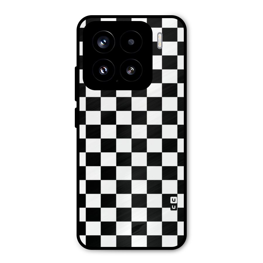 Classic Check Metal Back Case for Xiaomi 15