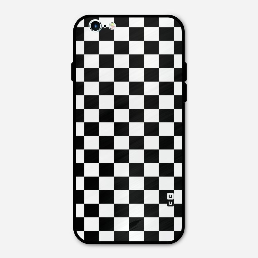 Classic Check Metal Back Case for iPhone 6 6s