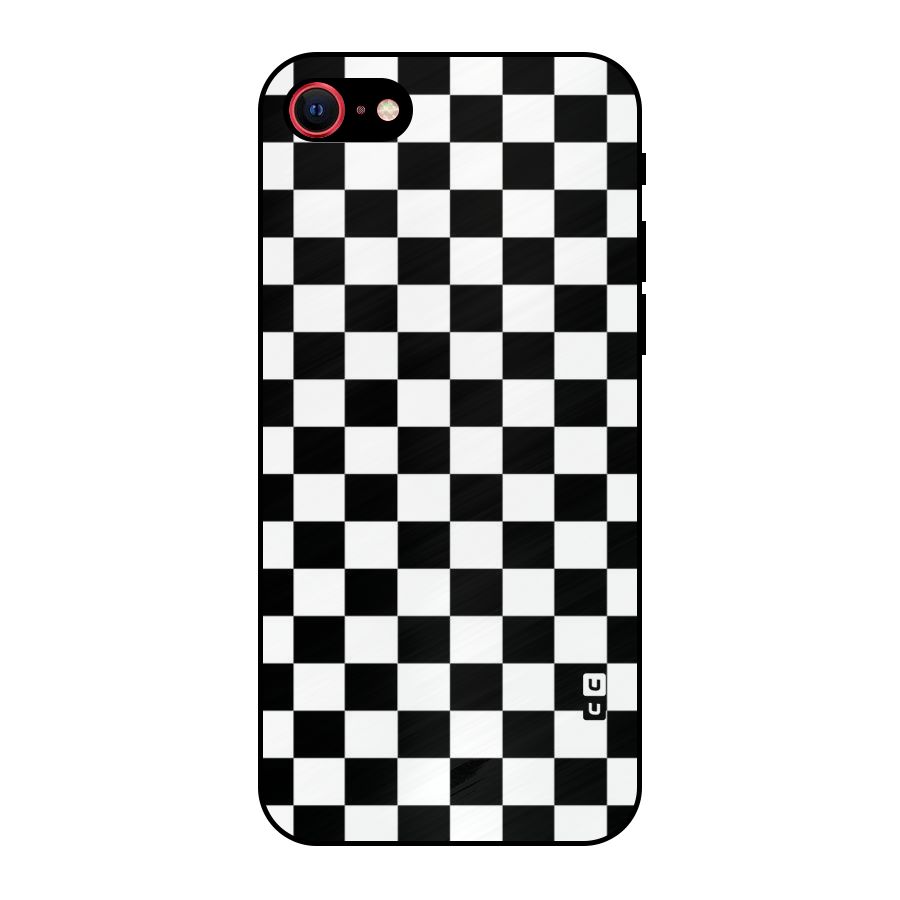 Classic Check Metal Back Case for iPhone 7
