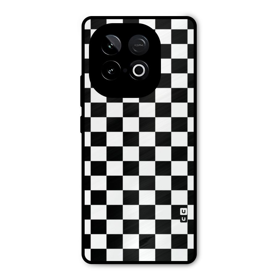 Classic Check Metal Back Case for iQOO Neo 10