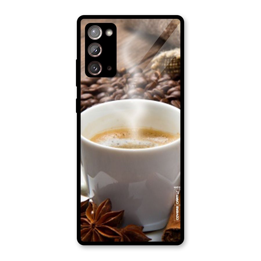 Classic Coffee Beans Glass Back Case for Galaxy Note 20