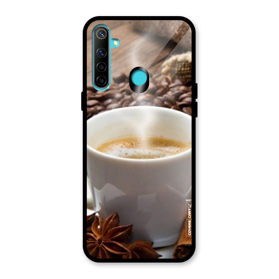 Classic Coffee Beans Glass Back Case for Realme Narzo 10