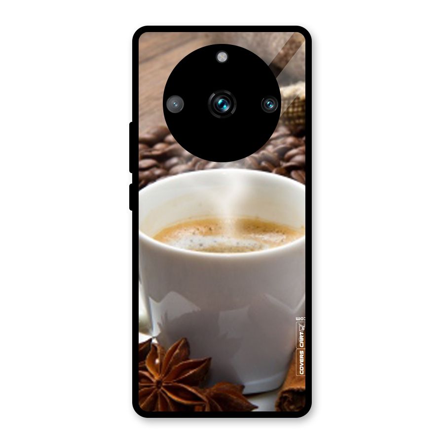 Classic Coffee Beans Glass Back Case for Realme Narzo 60 Pro