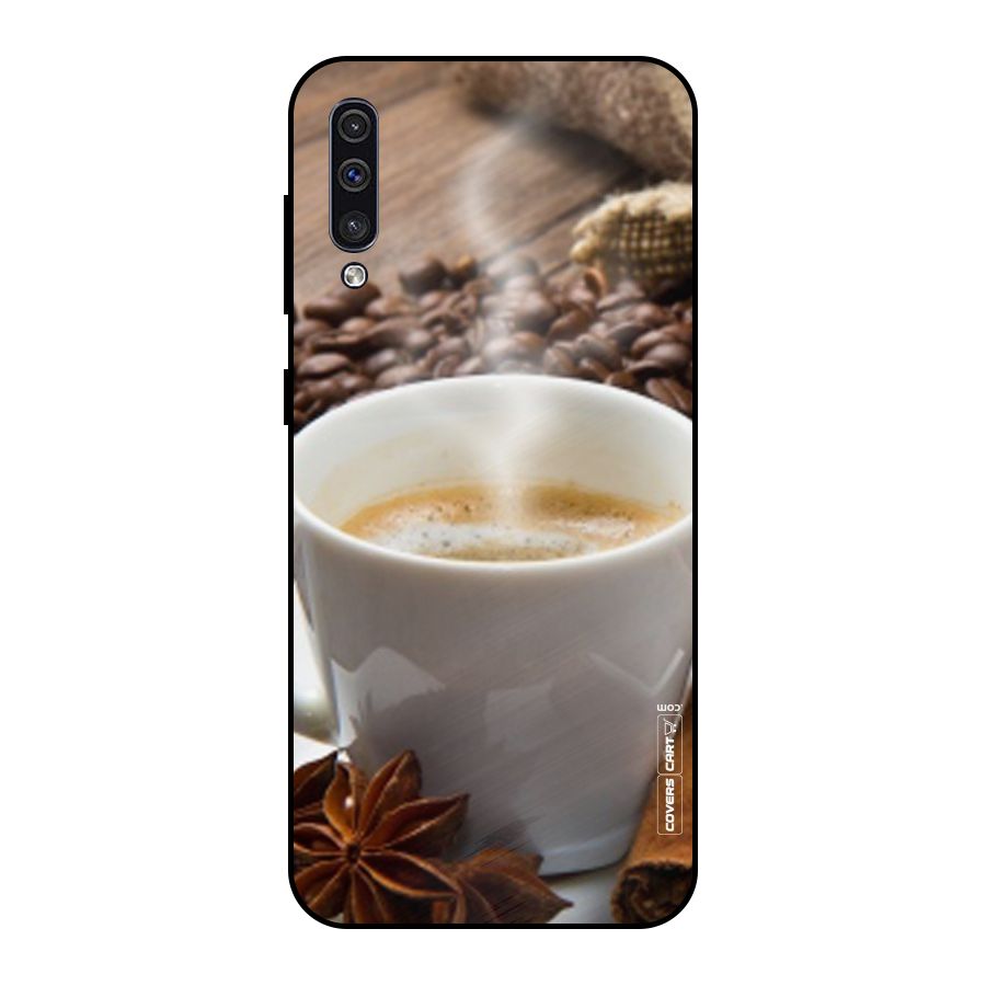 Classic Coffee Beans Metal Back Case for Galaxy A30s