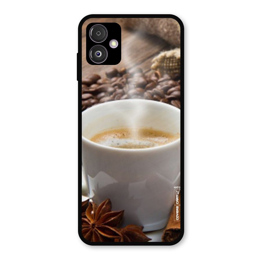 Classic Coffee Beans Metal Back Case for Galaxy F14