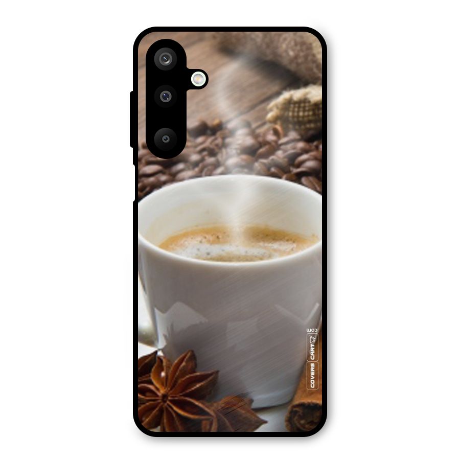 Classic Coffee Beans Metal Back Case for Galaxy M16