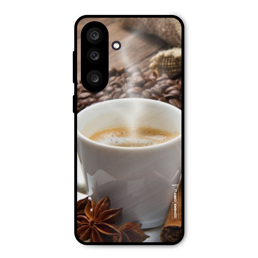 Classic Coffee Beans Metal Back Case for Galaxy M56