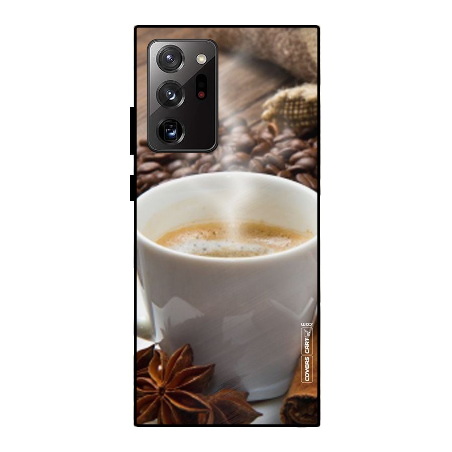Classic Coffee Beans Metal Back Case for Galaxy Note 20 Ultra