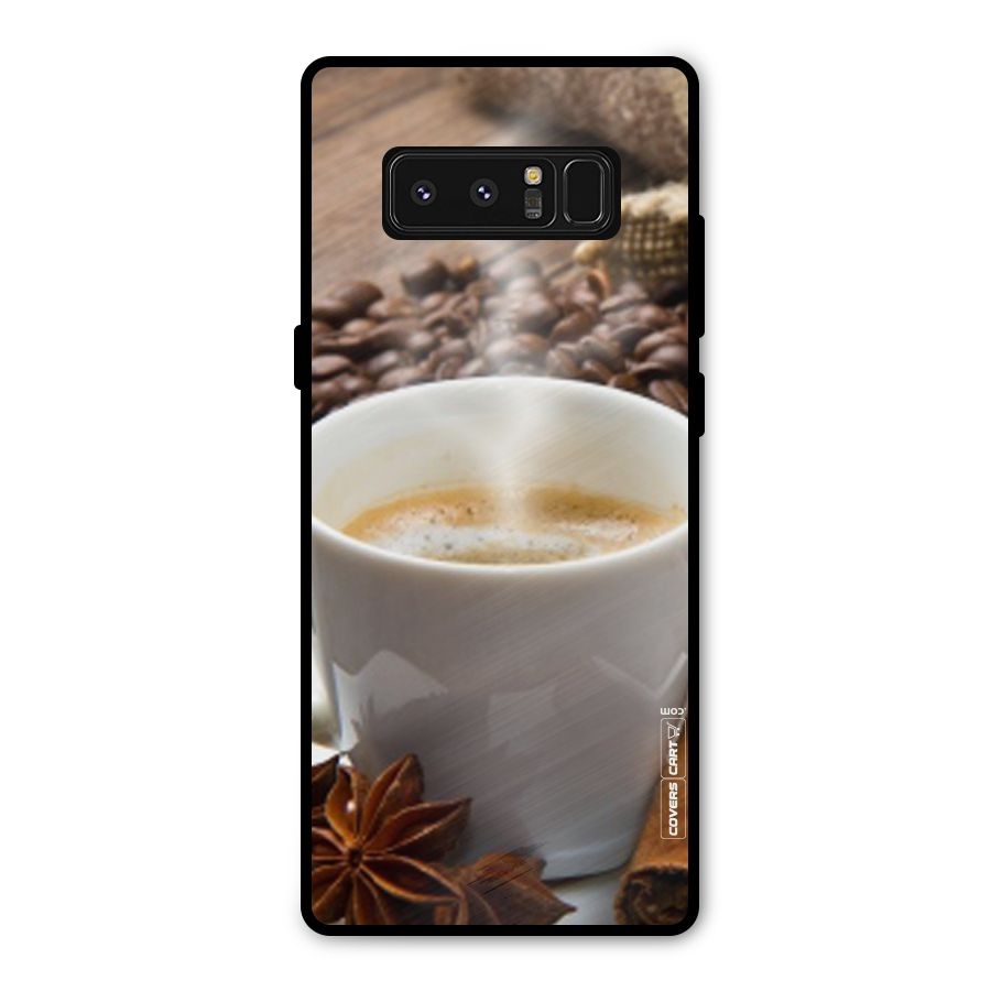 Classic Coffee Beans Metal Back Case for Galaxy Note 8