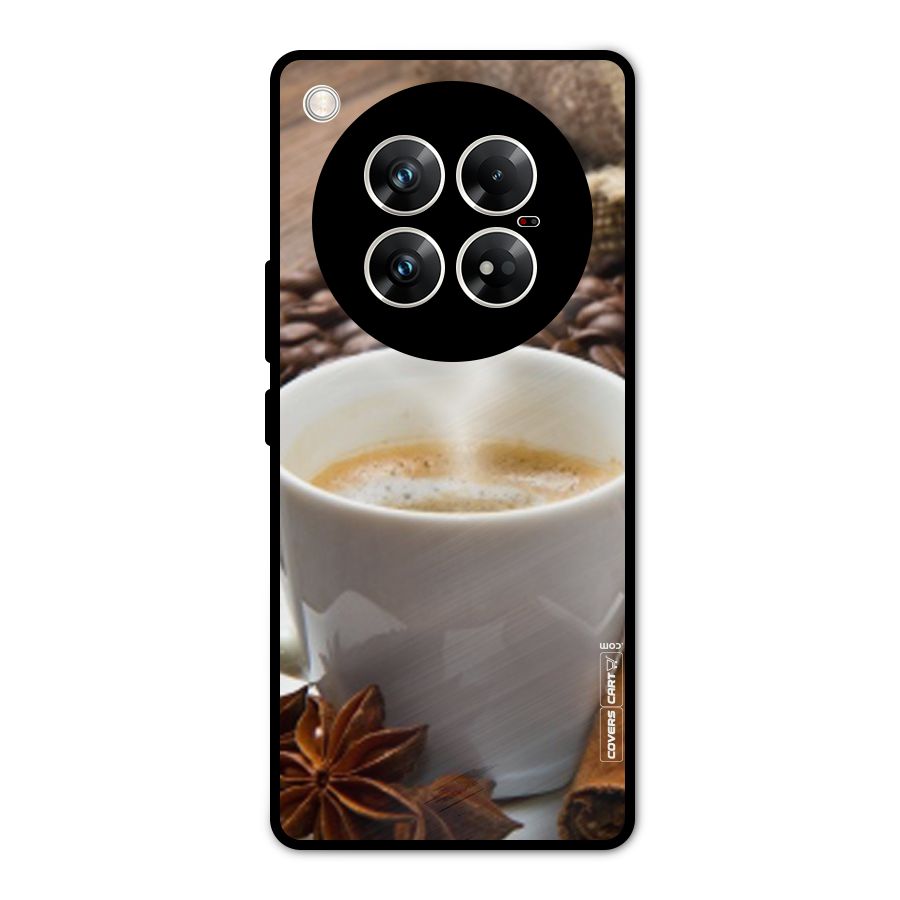 Classic Coffee Beans Metal Back Case for Infinix Zero 40 5G