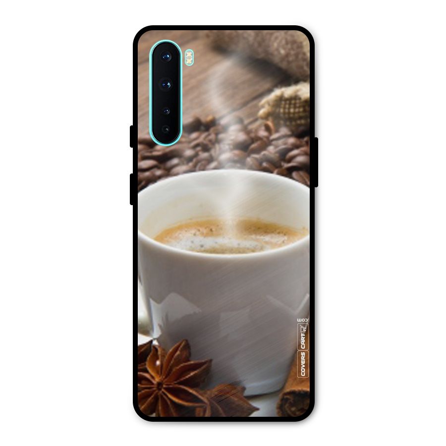 Classic Coffee Beans Metal Back Case for OnePlus Nord