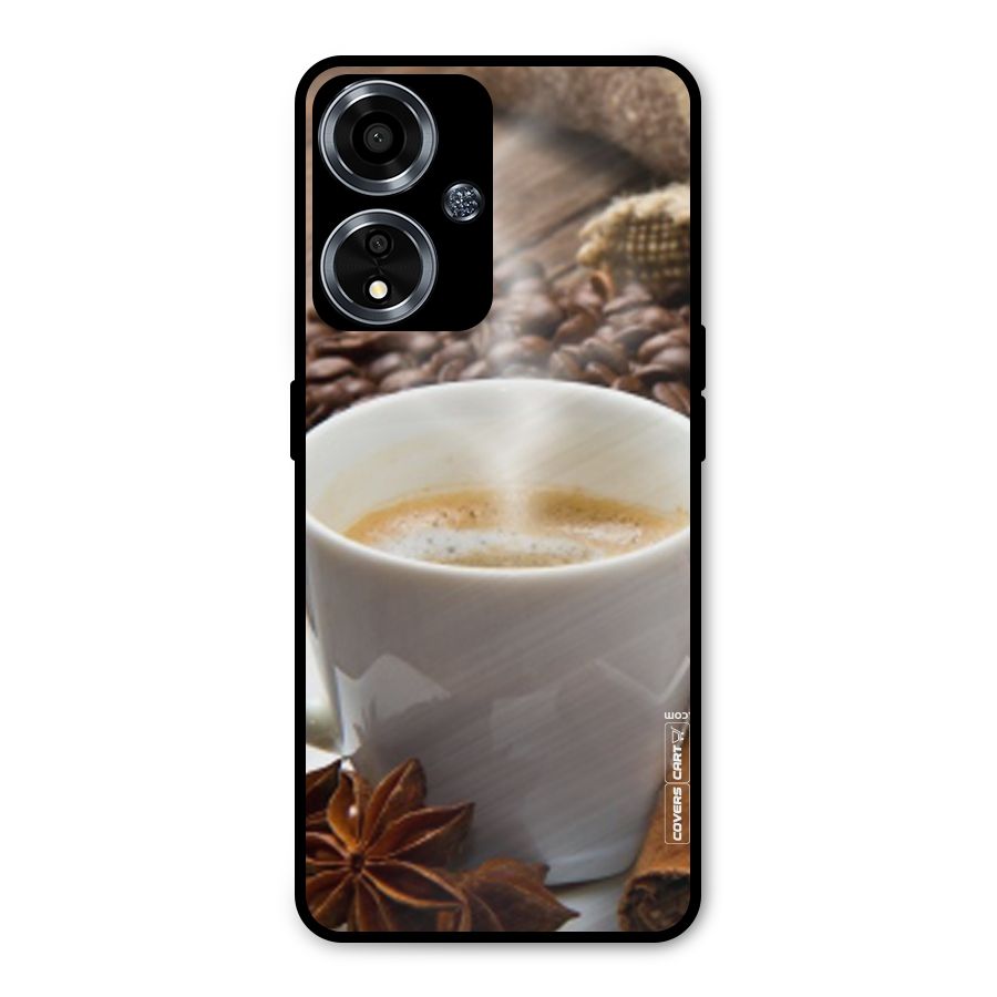 Classic Coffee Beans Metal Back Case for Oppo A59