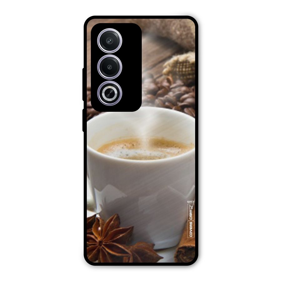 Classic Coffee Beans Metal Back Case for Oppo K12x