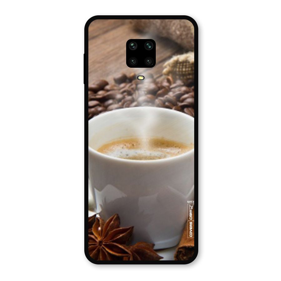 Classic Coffee Beans Metal Back Case for Poco M2