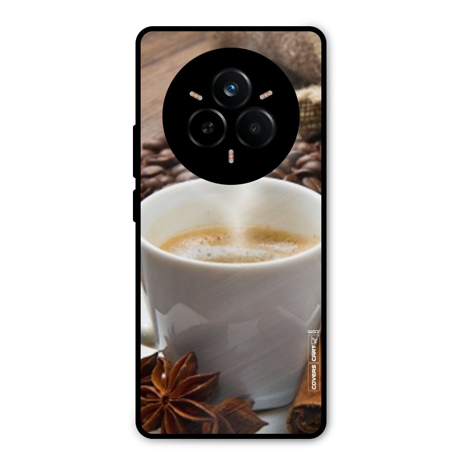 Classic Coffee Beans Metal Back Case for Realme 14 Pro