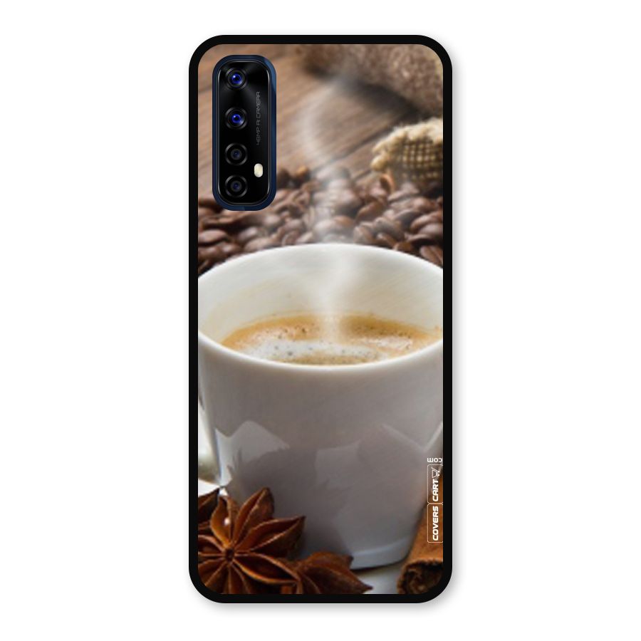 Classic Coffee Beans Metal Back Case for Realme 7