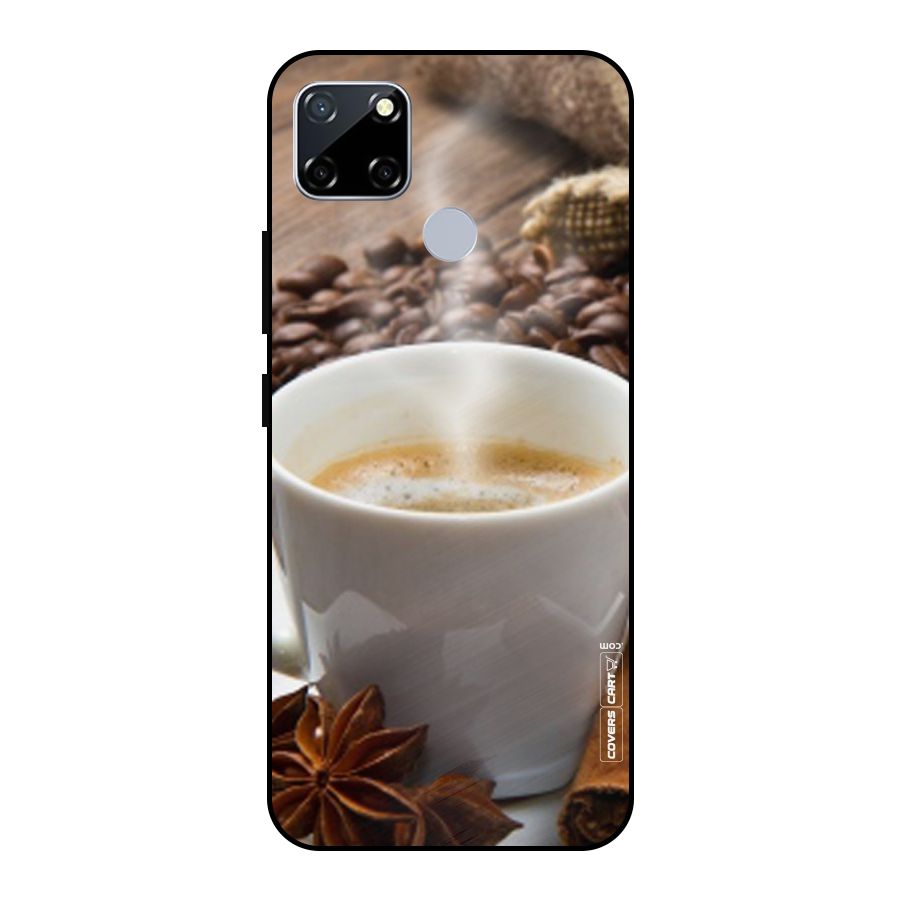 Classic Coffee Beans Metal Back Case for Realme Narzo 20