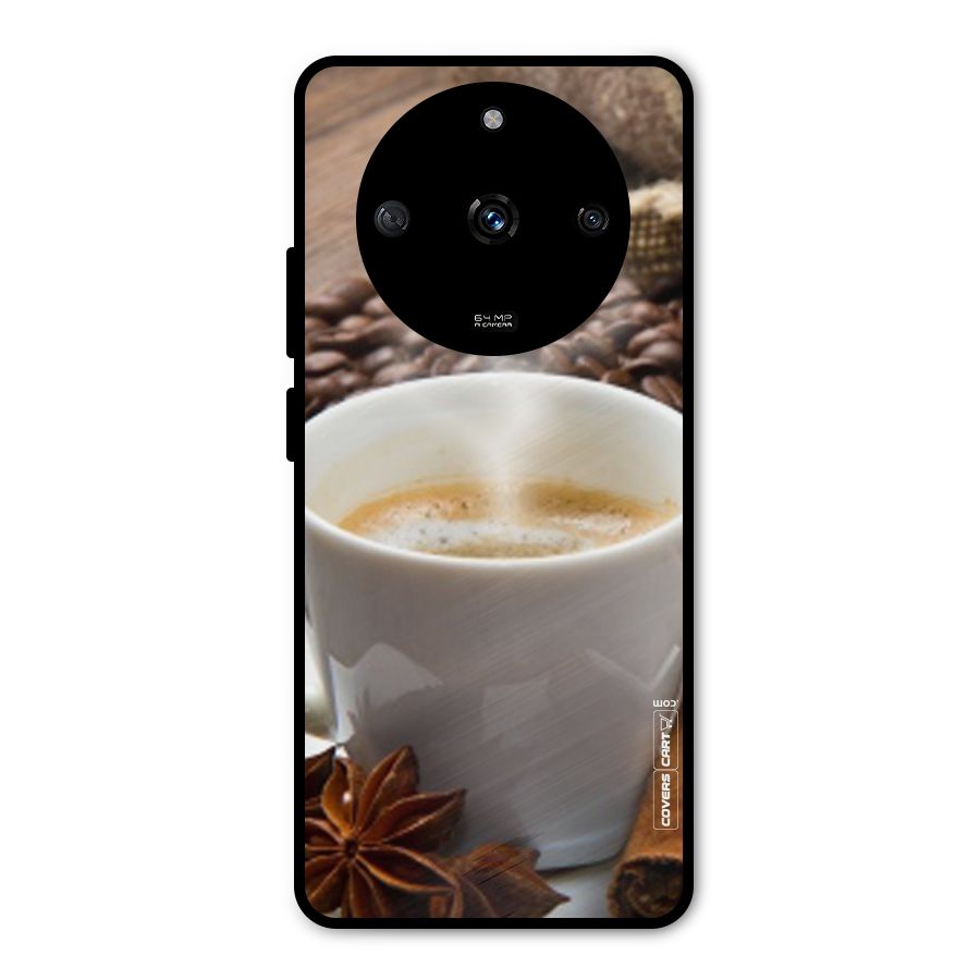 Classic Coffee Beans Metal Back Case for Realme Narzo 60 5G