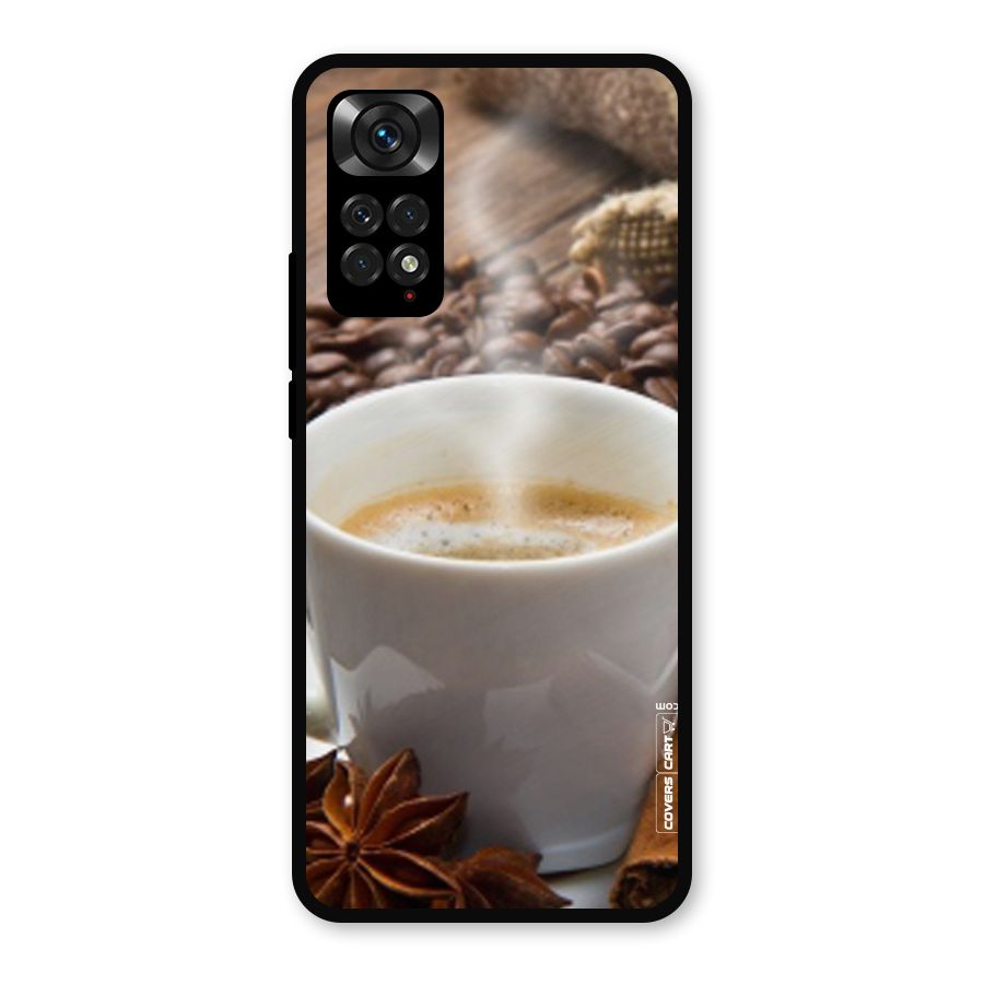 Classic Coffee Beans Metal Back Case for Redmi Note 11s