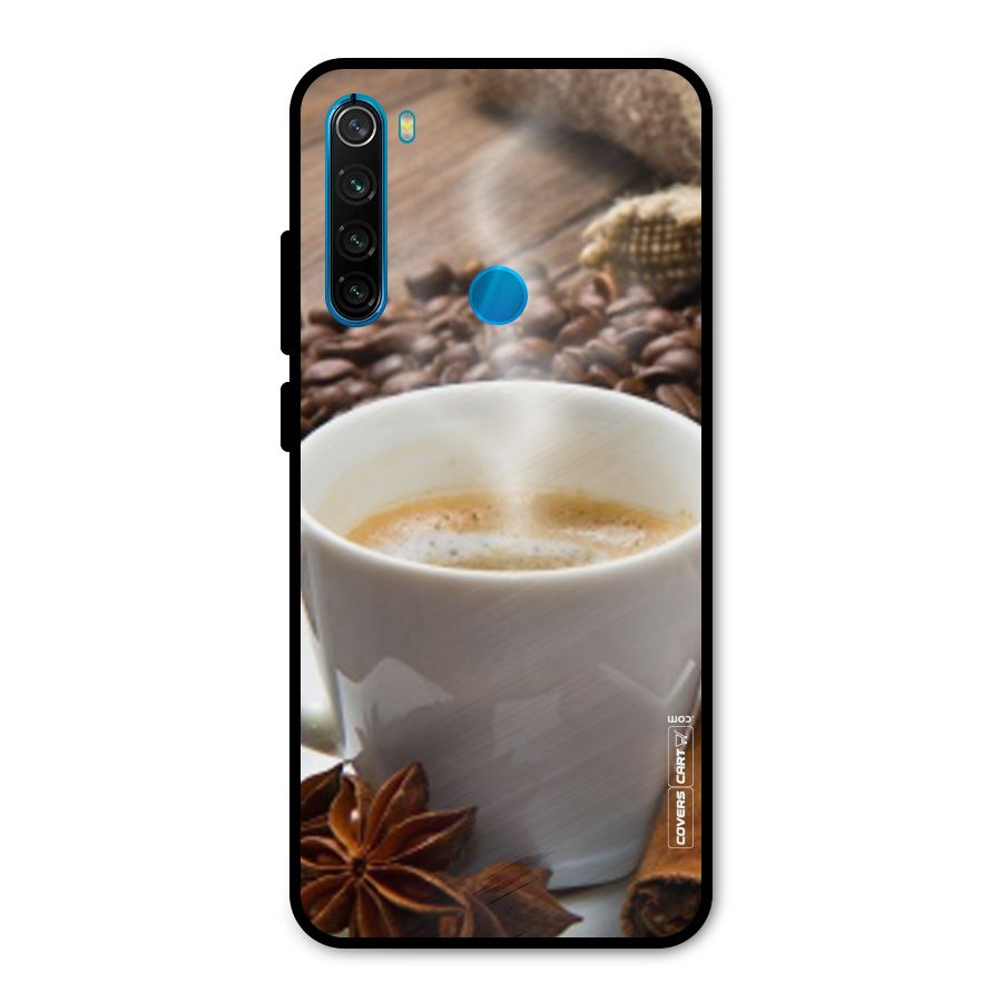 Classic Coffee Beans Metal Back Case for Redmi Note 8