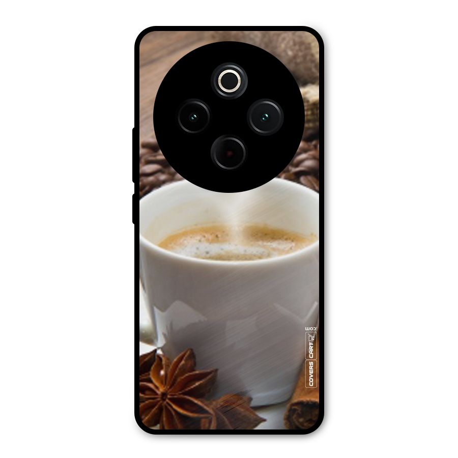 Classic Coffee Beans Metal Back Case for Vivo T4