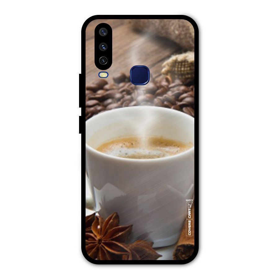Classic Coffee Beans Metal Back Case for Vivo V17
