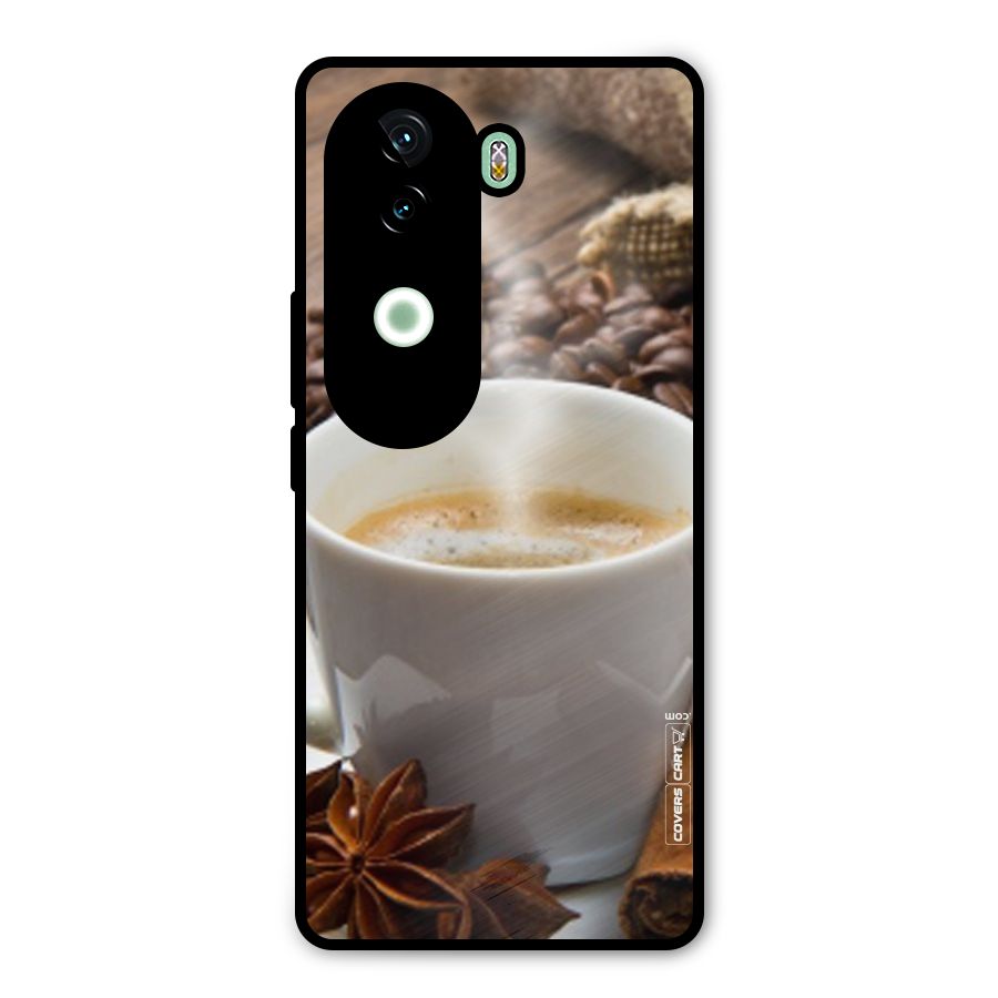Classic Coffee Beans Metal Back Case for Vivo V40e