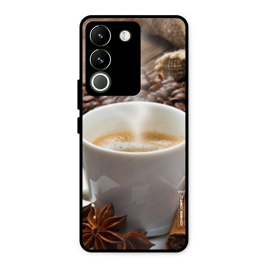 Classic Coffee Beans Metal Back Case for Vivo Y200