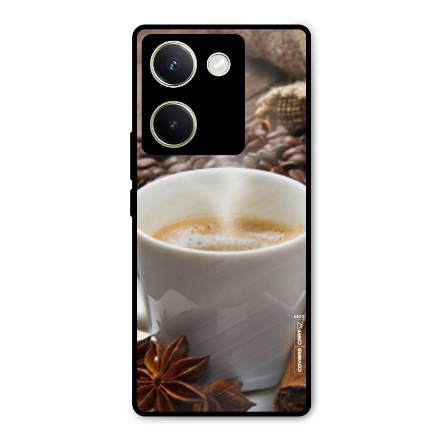 Classic Coffee Beans Metal Back Case for Vivo Y200 Pro