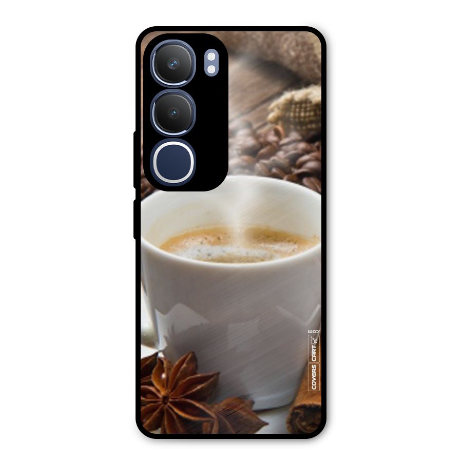 Classic Coffee Beans Metal Back Case for Vivo Y29