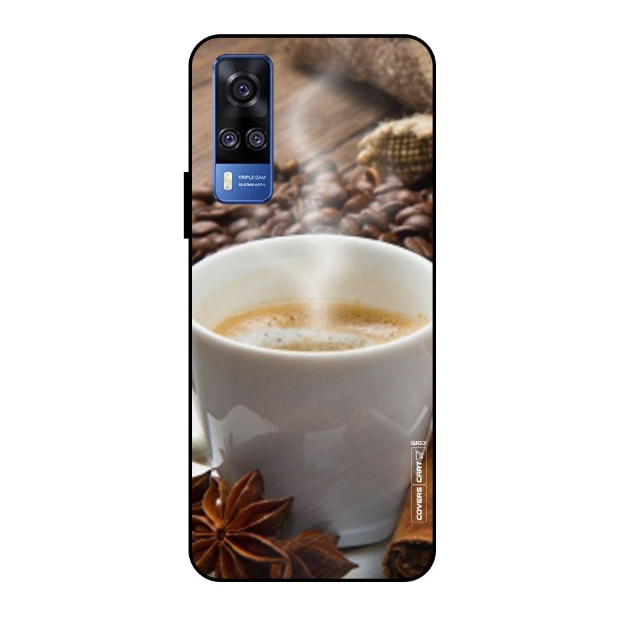 Classic Coffee Beans Metal Back Case for Vivo Y51