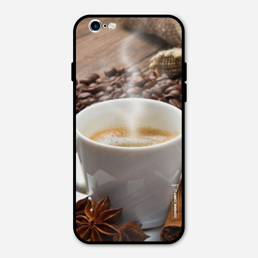 Classic Coffee Beans Metal Back Case for iPhone 6 6s