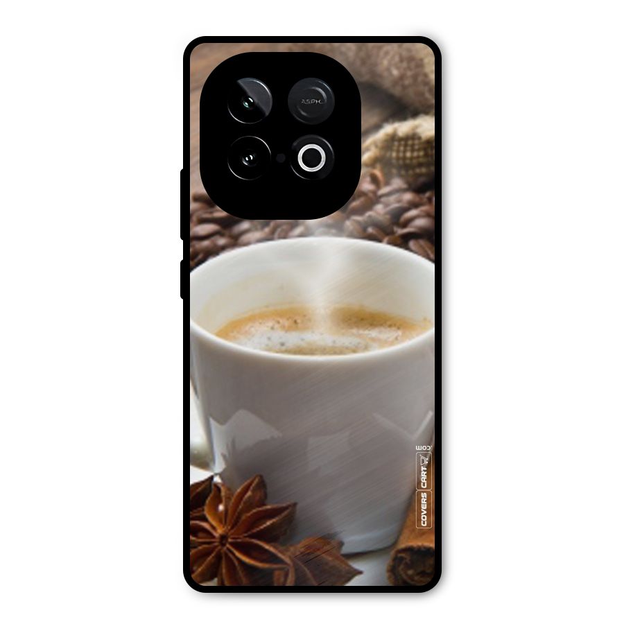 Classic Coffee Beans Metal Back Case for iQOO Neo 10