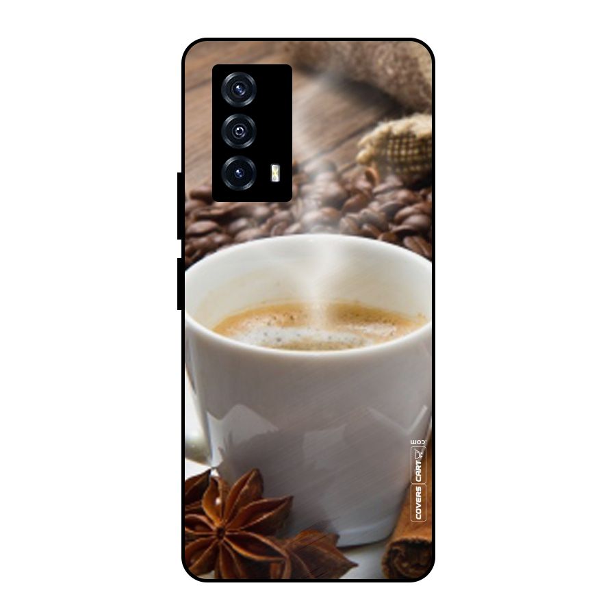 Classic Coffee Beans Metal Back Case for iQOO Z5