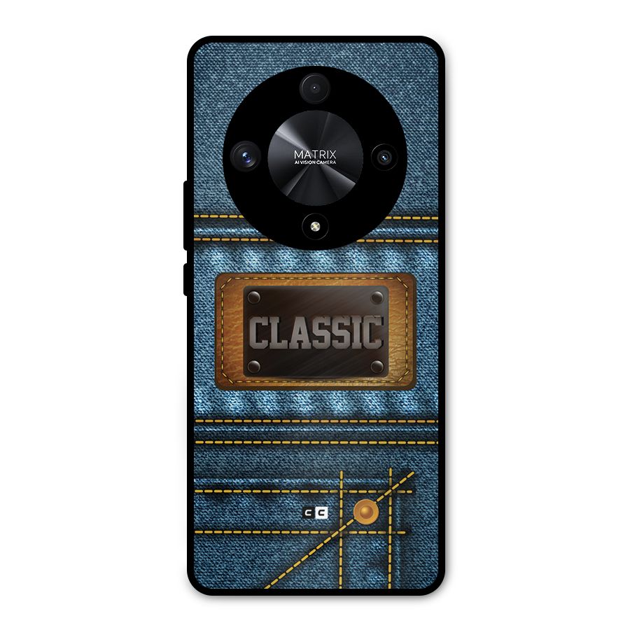 Classic Denim Metal Back Case for Honor X9b