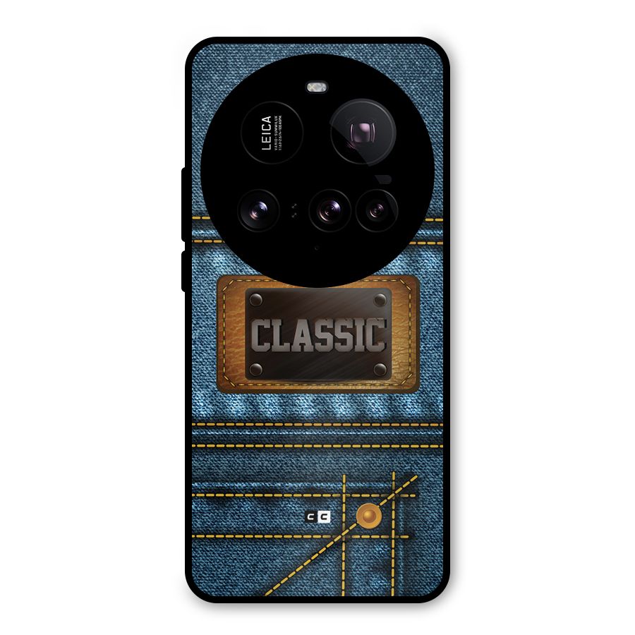 Classic Denim Metal Back Case for Xiaomi 15 Ultra