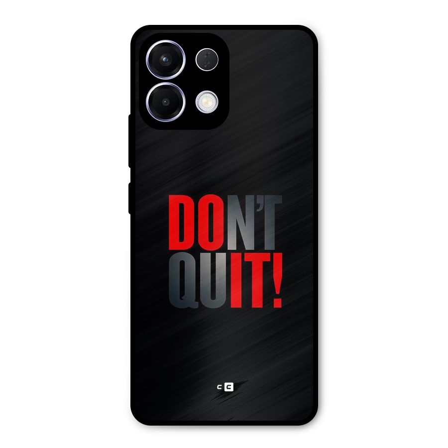 Classic Dont Quit Metal Back Case for Oppo K13
