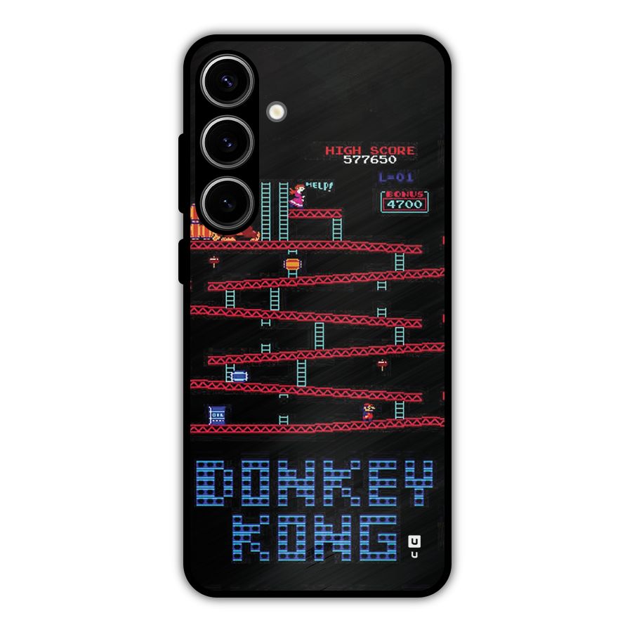 Classic Gorilla Game Metal Back Case for Galaxy S24 Plus