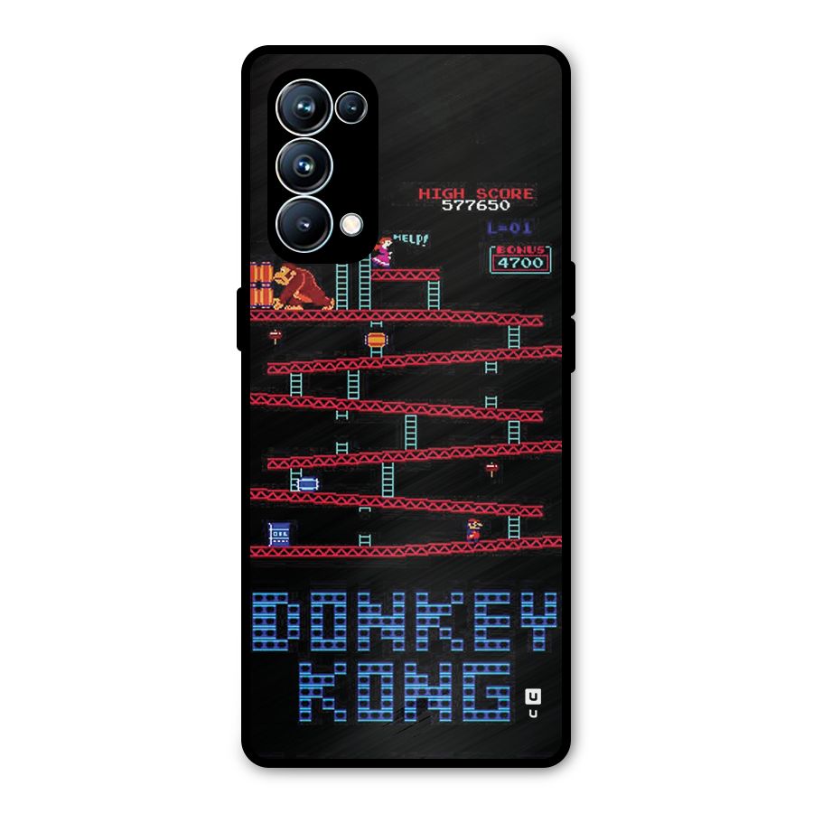 Classic Gorilla Game Metal Back Case for Oppo Reno5 Pro 5G