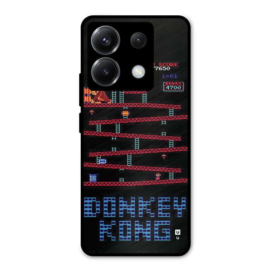 Classic Gorilla Game Metal Back Case for Poco X6