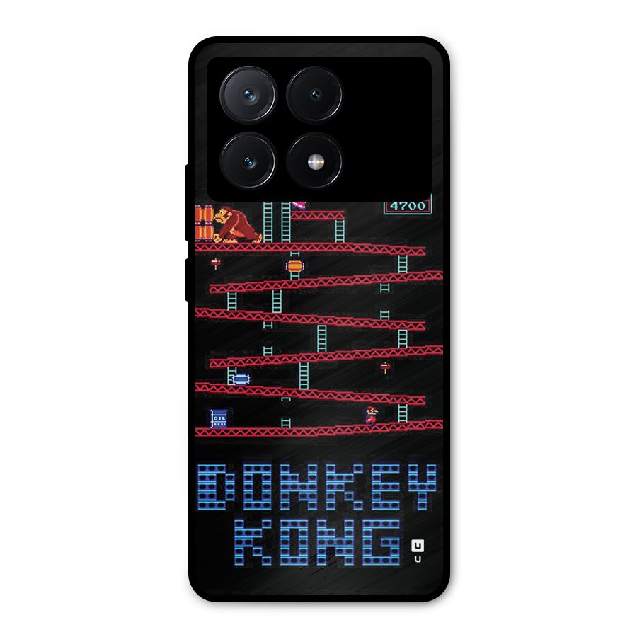 Classic Gorilla Game Metal Back Case for Poco X6 Pro