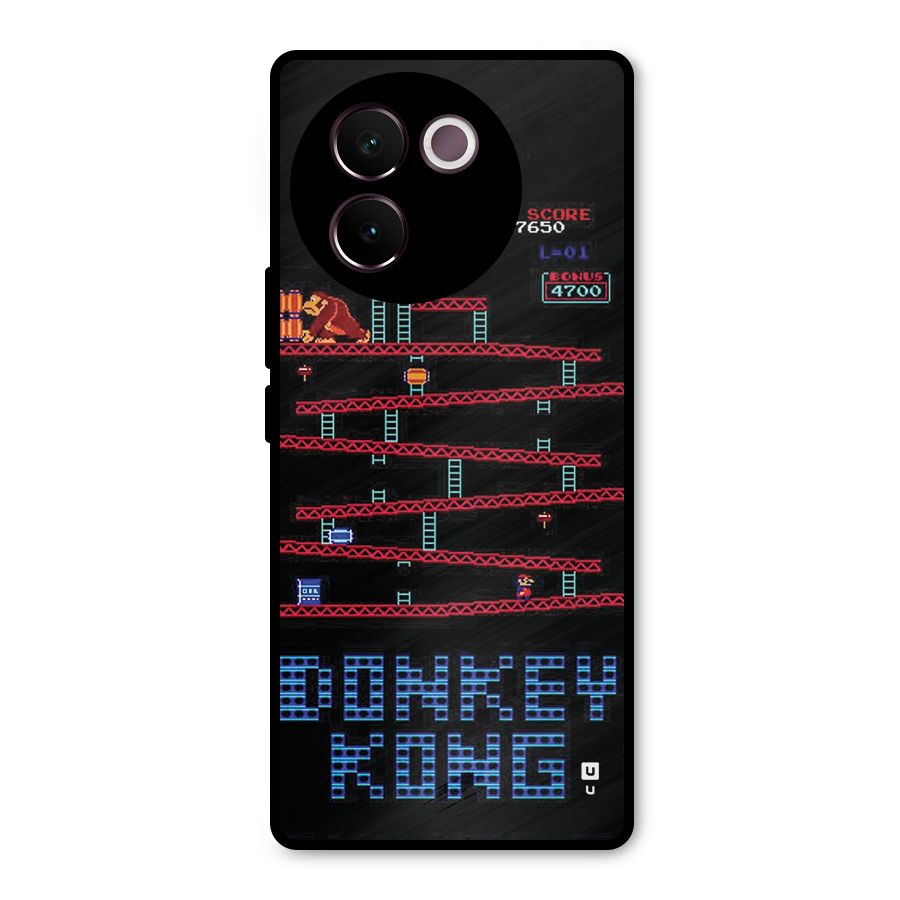 Classic Gorilla Game Metal Back Case for Vivo V30e