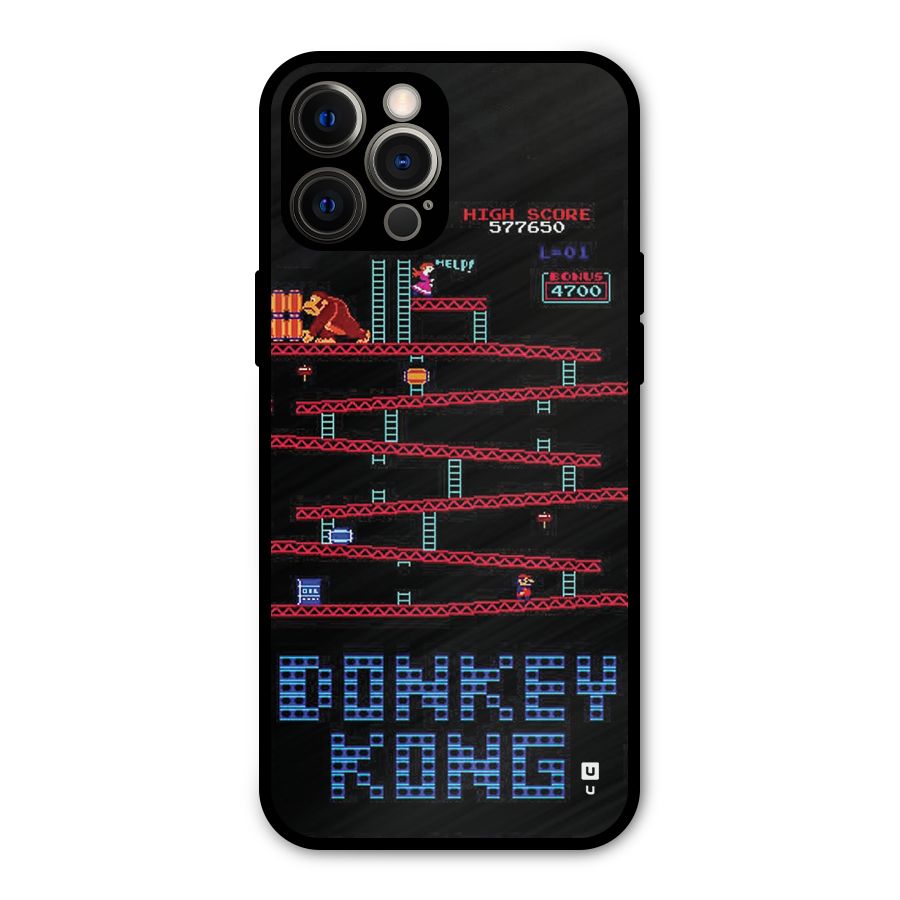 Classic Gorilla Game Metal Back Case for iPhone 12 Pro Max