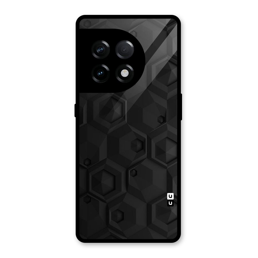 Classic Hexa Glass Back Case for OnePlus 11R