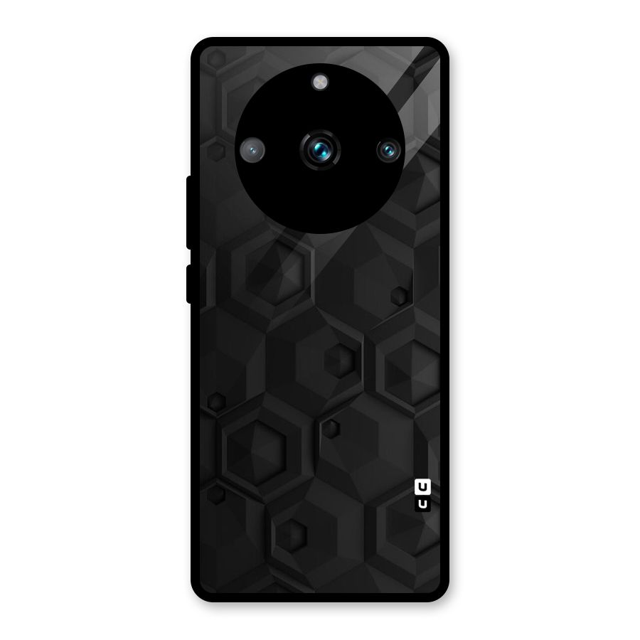 Classic Hexa Glass Back Case for Realme 11 Pro Plus