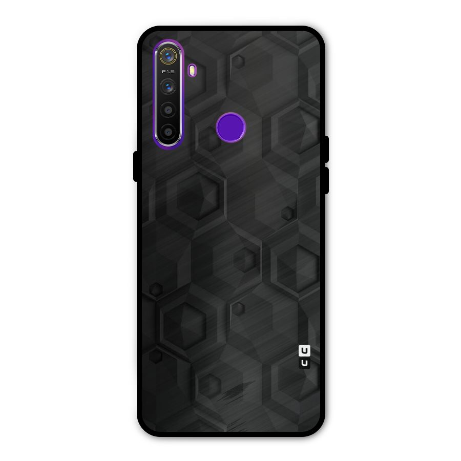 Classic Hexa Glass Back Case for Realme 5s
