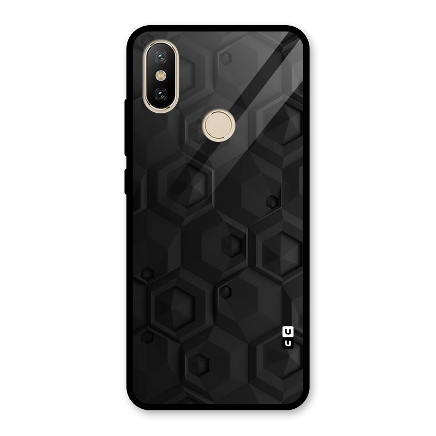 Classic Hexa Glass Back Case for Redmi A2